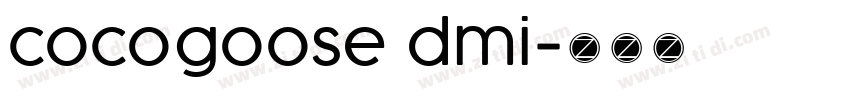 cocogoose dmi字体转换